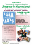 Affiche Conférence Kilos émotionnels